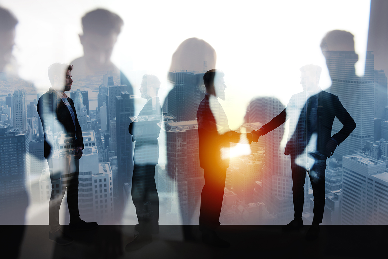 Handshaking-business-person-in-office